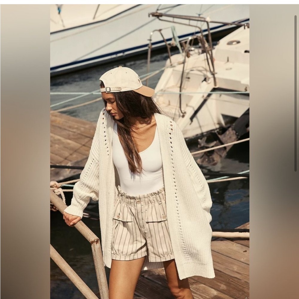 Free People Nightingale Cardi in Cream sz S